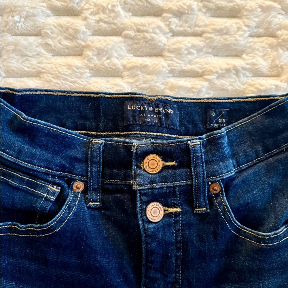 Lucky Brand Women's Dark Blue High Rise Jeans